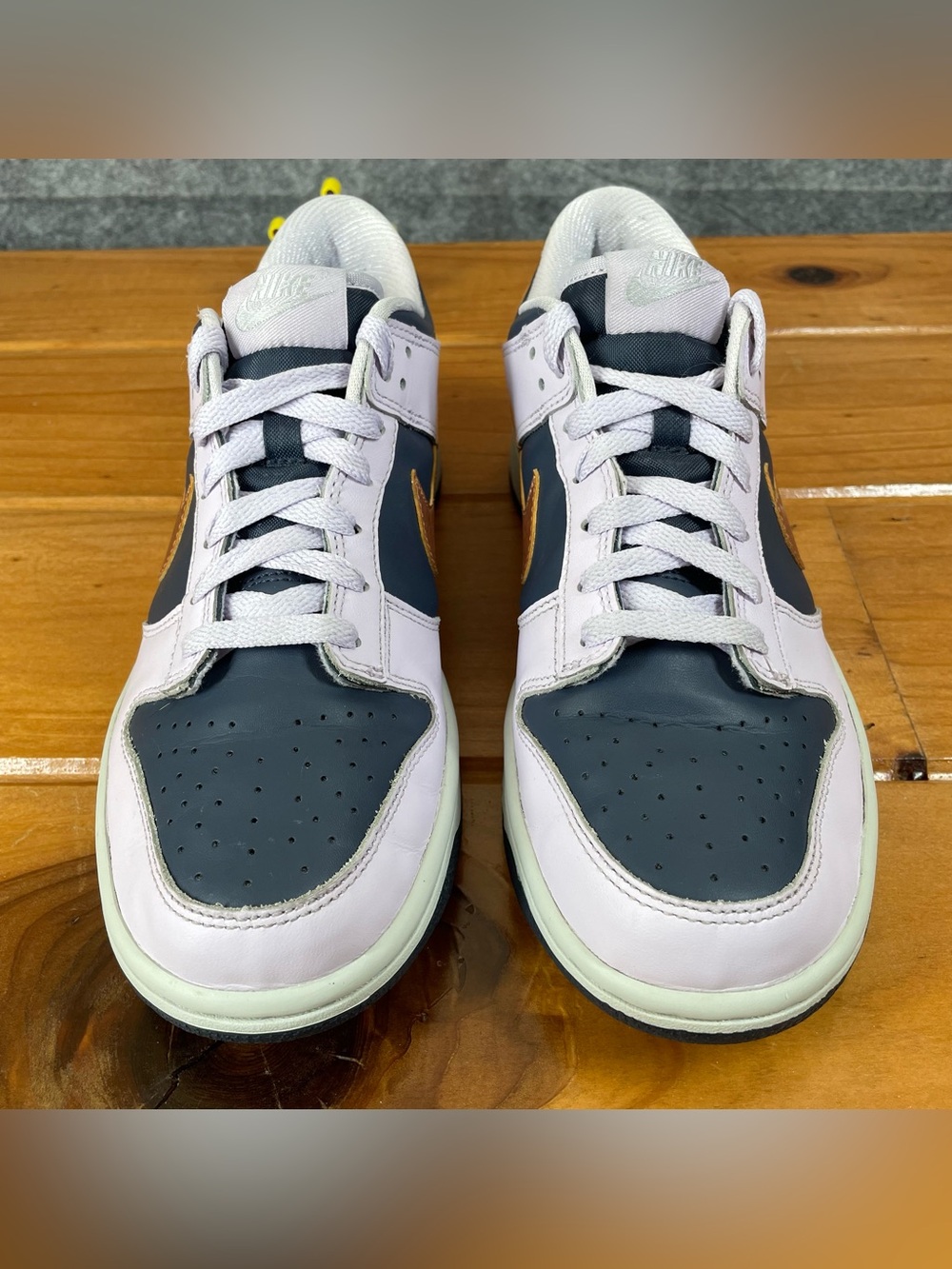Nike Dunk Low Copper Swoosh 7Y (GS) Womens 8.5 Purple Pastel Coquette DX1663-400 - Picture 4 of 16